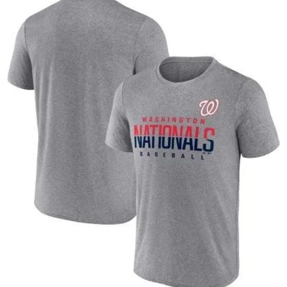 Majestic Other - Majestic Gray Washington Nationals Baseball Team Short Sleeve T-shirt. Size XL